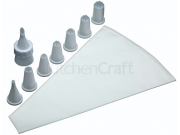 Kitchen Craft Piping Set (8 nozzle)
